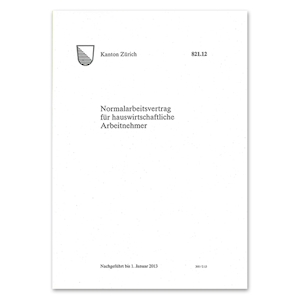 Normalarbeitsvertrag für haus